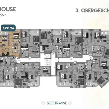 Beachhouse Bansin App 24 *