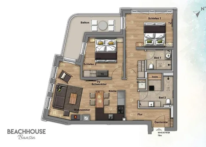 Beachhouse Bansin App 24 Appartamento Heringsdorf (Usedom)